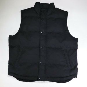 St. John’s Bay Mens Black Polyester Vest Size Larg